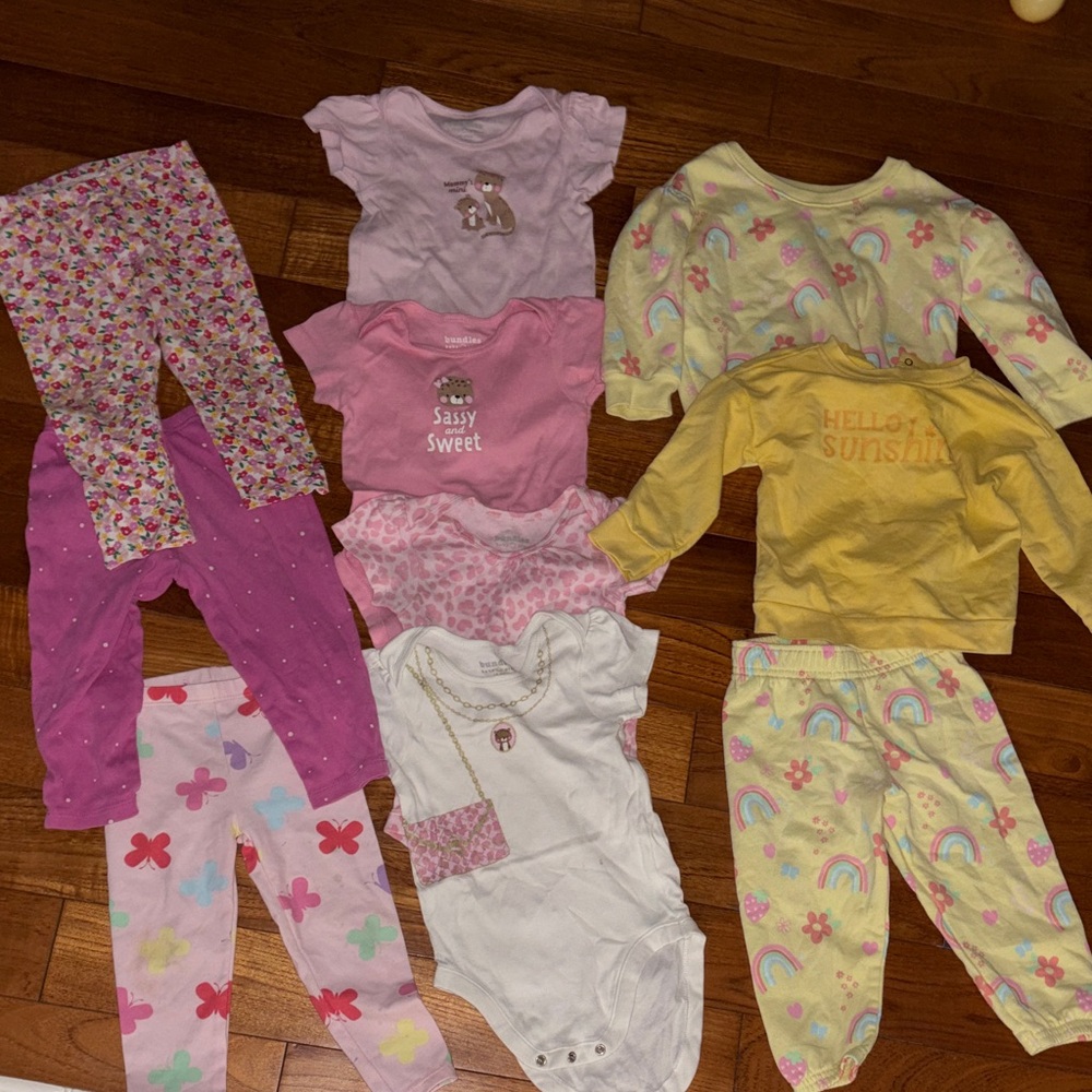 Colorful Set bundle lot baby 18 24 months children’s place garamimals cat jack - Picture 2 of 6